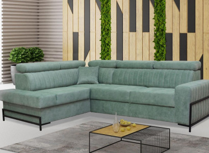 Wohnzimmer L-Form Modern Design Textil Stoff Luxus Sofa Couch Ecke Polstermöbel